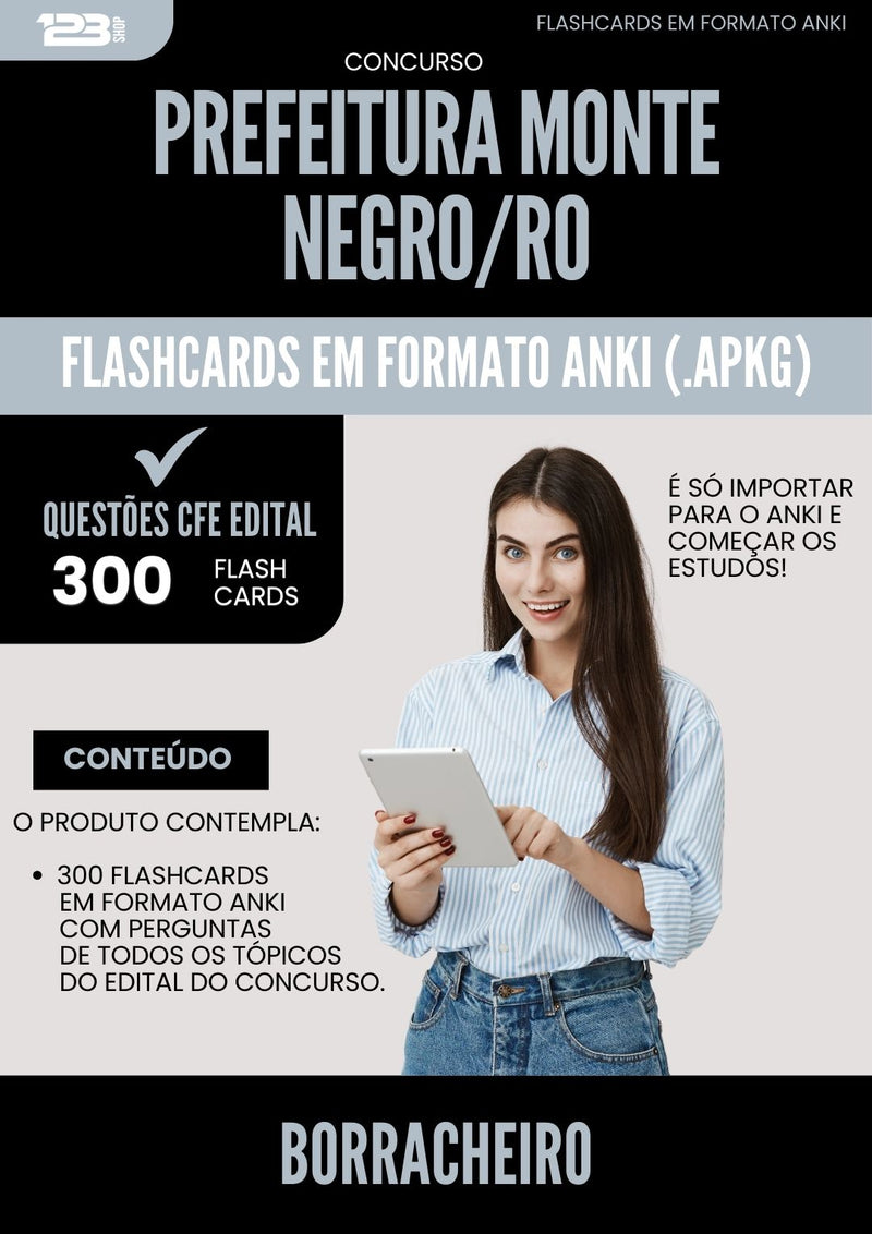 Flashcards para Concurso Borracheiro da Prefeitura Monte Negro Ro 2025 - 300 Flashcards de Acordo com Edital