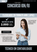 Flashcards para Concurso Tecnico Em Contabilidade Ion Rj 2025 - 2000 Flashcards de Acordo com Edital