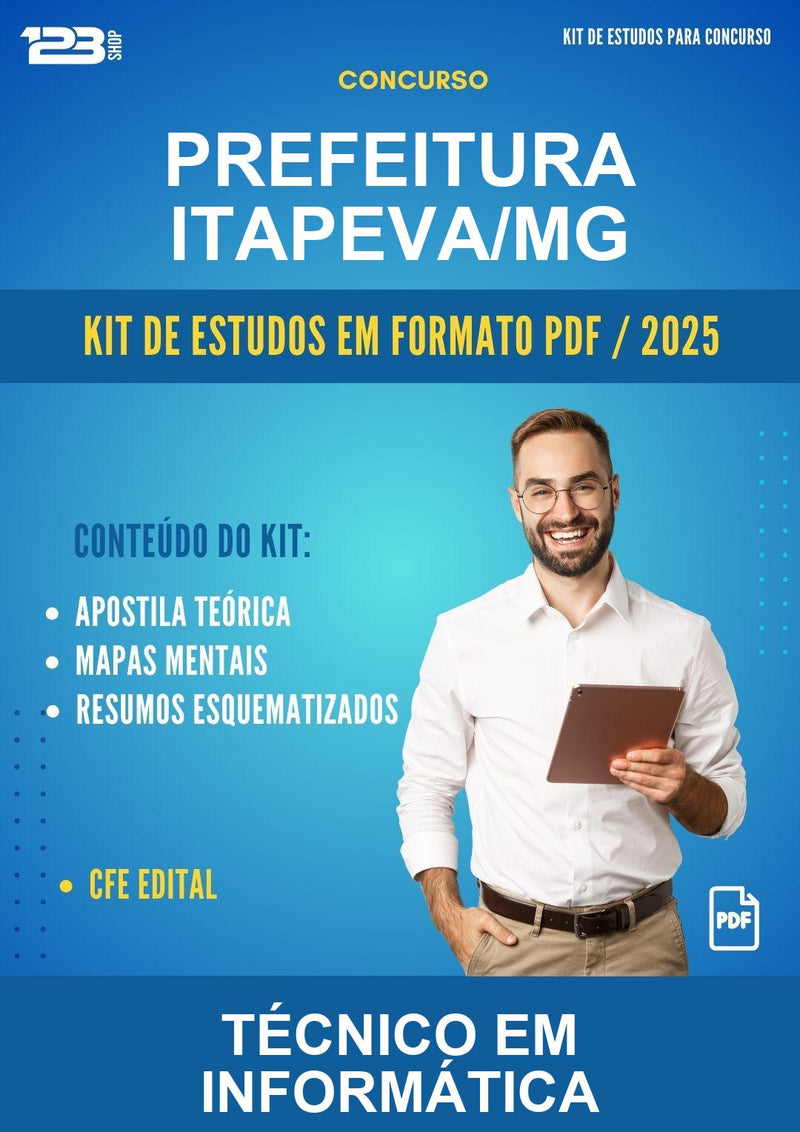 Kit de Estudos para o Concurso Prefeitura Itapeva/MG para Técnico Em Informática