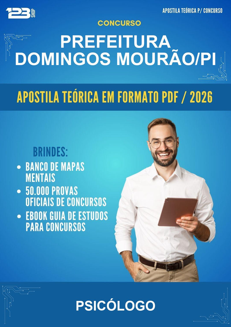 Apostila Teórica para o Concurso Prefeitura Domingos Mourão/PI para Psicólogo