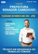 Flashcards Anki para o Concurso Prefeitura Senador Canedo/GO para Técnico Em Segurança do Trabalho Câmara - 600 Flashcards
