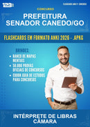 Flashcards Anki para o Concurso Prefeitura Senador Canedo/GO para Intérprete de Libras Câmara - 600 Flashcards