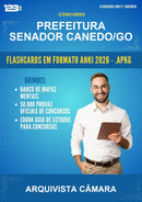 Flashcards Anki para o Concurso Prefeitura Senador Canedo/GO para Arquivista Câmara - 600 Flashcards