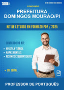 Kit de Estudos para o Concurso Prefeitura Domingos Mourão/PI para Professor de Português