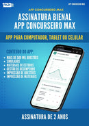 Assinatura Bienal - App Concurseiro MAX